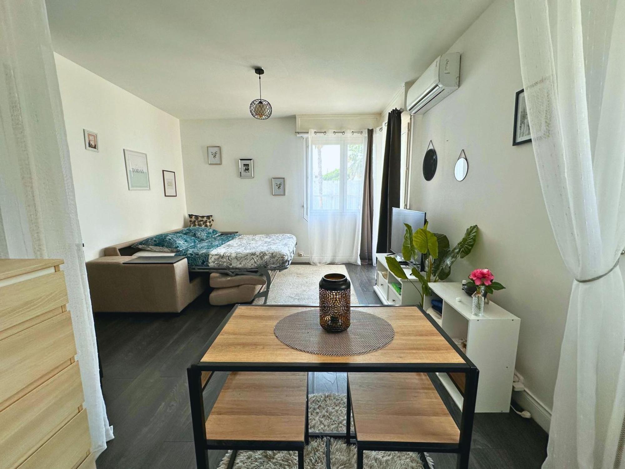 Cosy Palm Beach, Studio Pres De La Mer Et De La Croisette カンヌ エクステリア 写真